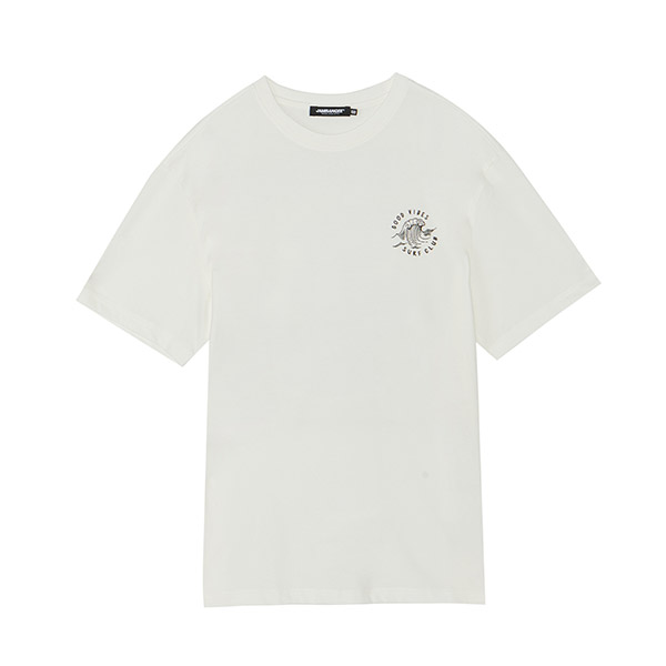 남성)  샤크 등판 포인트 티셔츠(오버핏)_AM2WTS411-OW
